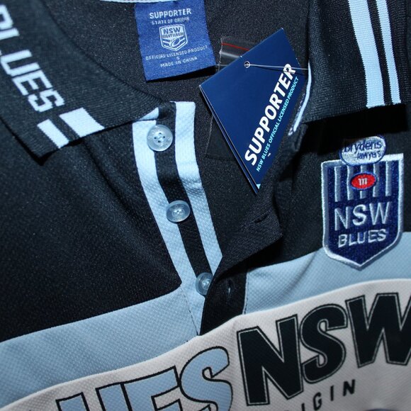 3/$55❤️ NSW New South Wales Blues State Of Origin supporter's jersey polo shirt - Picture 7 of 10